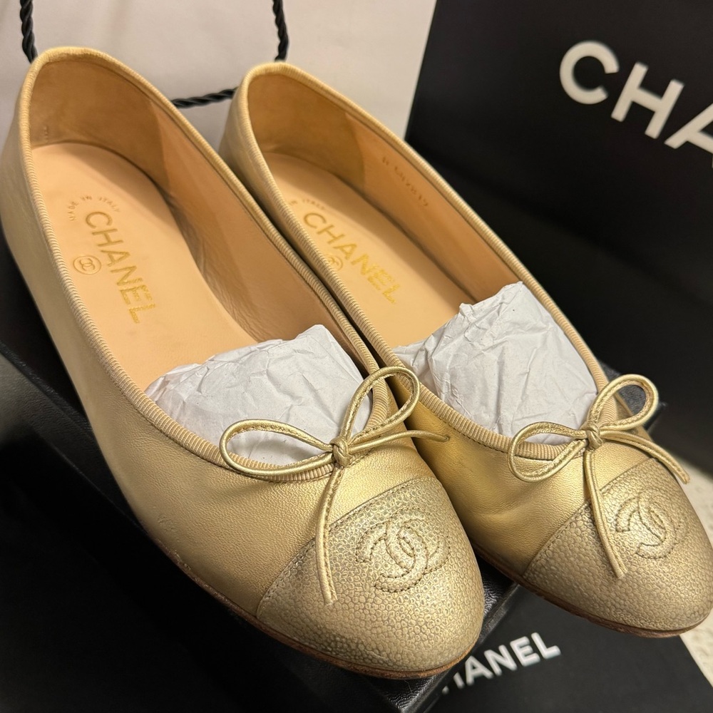 ❌SOLD❌ Chanel Ballerina Flats 38.5